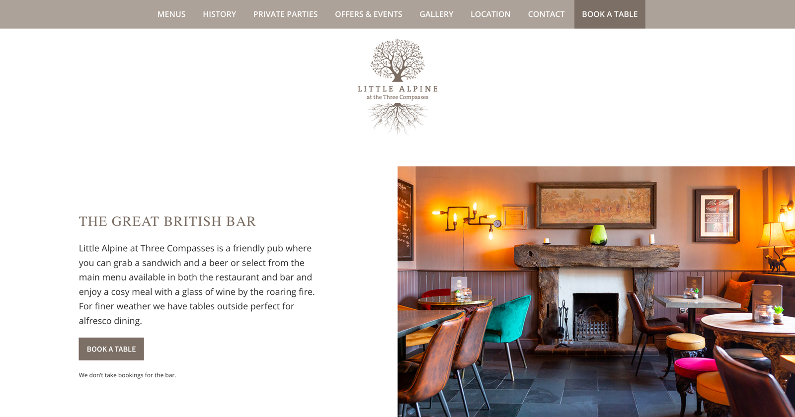 littlealpinescreenshot Little Alpine at The Three Compasses Aldenham